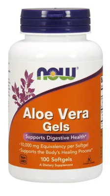 NOW Supplements Aloe Vera 10,000 mg - 100 Softgels