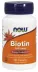 NOW Supplements Biotin 1000 mcg - 100 Veg Capsules