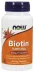 NOW Supplements Biotin 5,000 mcg - 60 Veg Capsules
