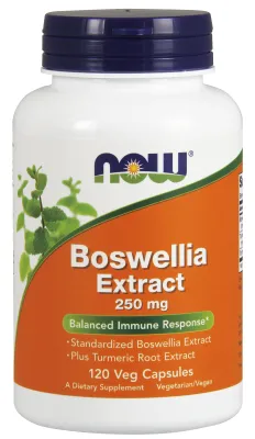 NOW Supplements Boswellia Extract 250 mg - 120 Veg Capsules