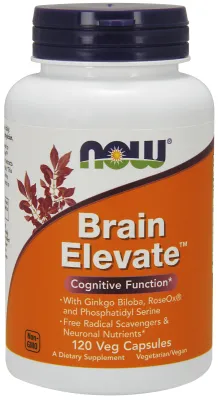 NOW Supplements Brain Elevate - 120 Veg Capsules