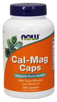NOW Supplements Cal-Mag - 240 Capsules