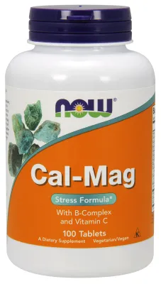 NOW Supplements Cal-Mag Stress Formula - 100 Tablets