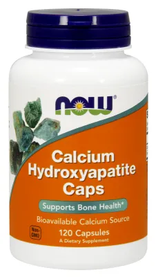 NOW Supplements Calcium Hydroxyapatite - 120 Capsules