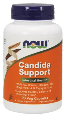 NOW Supplements Candida Support - 90 Veg Capsules