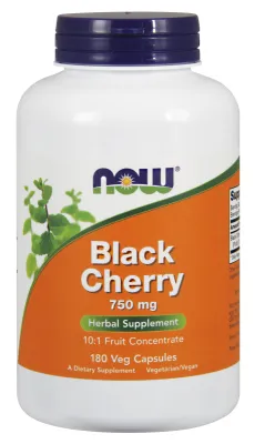 NOW Supplements Cherry Concentrate 750 mg - 180 Veg Capsules