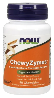 NOW Supplements ChewyZymes - 90 Chewables
