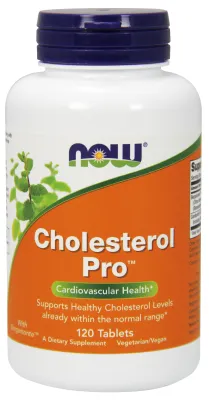 NOW Supplements Cholesterol Pro - 120 Tablets