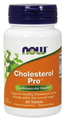 NOW Supplements Cholesterol Pro - 60 Tablets