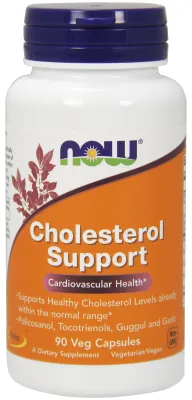 NOW Supplements Cholesterol Support - 90 Veg Capsules