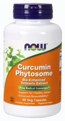 NOW Supplements Curcumin Phytosome - 60 Veg Capsules