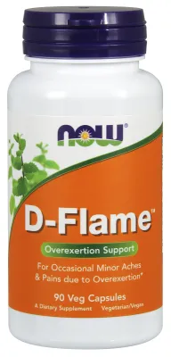 NOW Supplements D-Flame - 90 Veg Capsules