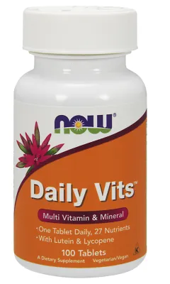 NOW Supplements Daily Vits - 100 Tablets