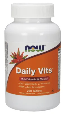 NOW Supplements Daily Vits - 250 Tablets