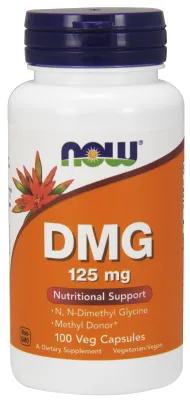 NOW Supplements DMG 125 mg - 100 Veg Capsules
