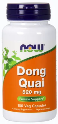 NOW Supplements Dong Quai 520 mg - 100 Veg Capsules