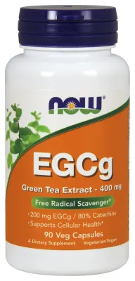 NOW Supplements EGCg Green Tea Extract 400 mg - 90 Veg Capsules