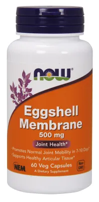 NOW Supplements Eggshell Membrane 500 mg - 60 Veg Caps