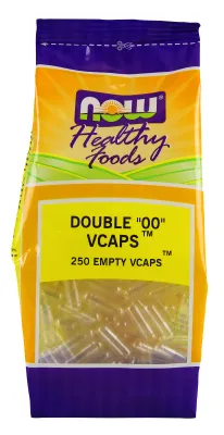 NOW Supplements Empty Capsules, Vegetarian, Double