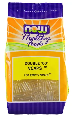 NOW Supplements Empty Capsules, Vegetarian, Double