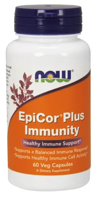 NOW Supplements EpiCor Plus Immunity - 60 Veg Capsules
