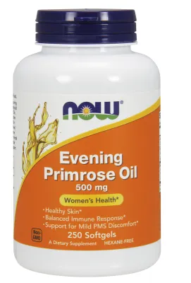 NOW Supplements Evening Primrose Oil 500 mg - 250 Softgels