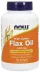 NOW Supplements Flax Oil 1000 mg High Lignan - 120 Softgels