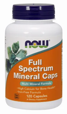 NOW Supplements Full Spectrum Mineral Caps - 120 Veg Capsules