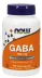 NOW Supplements GABA 750 mg - 100 Veg Capsules