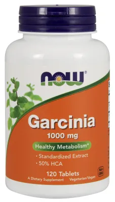 NOW Supplements Garcinia 1,000 mg - 120 Tablets