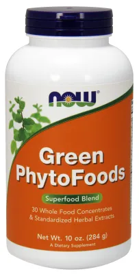 NOW Supplements Green PhytoFoods Powder - 10 oz.