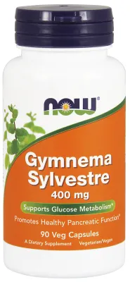 NOW Supplements Gymnema Sylvestre 400 mg - 90 Veg Capsules