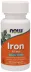 NOW Supplements Iron 18 mg - 120 Veg Capsules