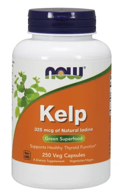 NOW Supplements Kelp 325 mcg - 250 Veg Capsules