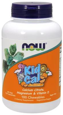 NOW Supplements Kid Cal - 100 Chewables