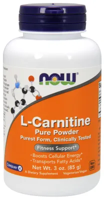 NOW Supplements L-Carnitine Pure Powder - 3 oz.