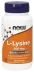 NOW Supplements L-Lysine 500 mg - 100 Tablets