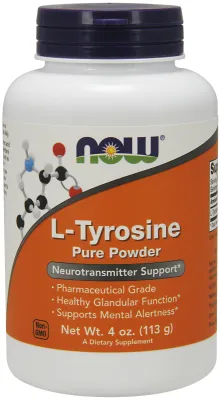 NOW Supplements L-Tyrosine - 4 oz. Powder