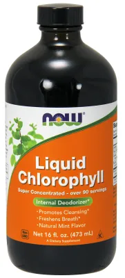 NOW Supplements Liquid Chlorophyll - 16 oz.