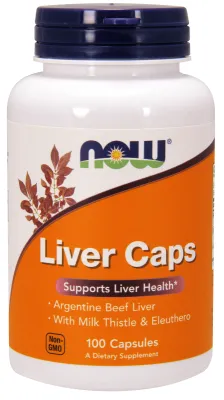 NOW Supplements Liver Caps - 100 Capsules