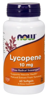 NOW Supplements Lycopene 10 mg - 60 Softgels