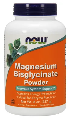 NOW Supplements Magnesium Bisglycinate Powder - 8 oz.