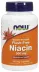 NOW Supplements Niacin 500 mg, Double Strength Flush-Free - 90 Veg Capsules