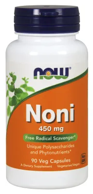 NOW Supplements Noni 450 mg - 90 Veg Capsules