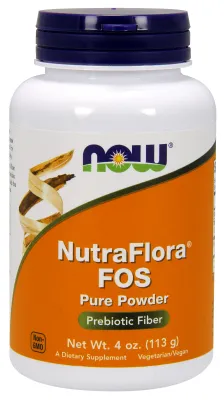 NOW Supplements NutraFlora FOS - 4 oz. Powder