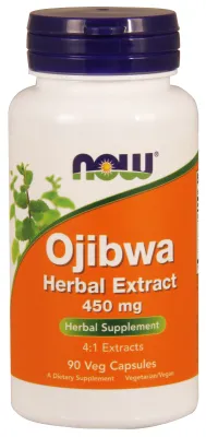 NOW Supplements Ojibwa Herbal Extract 450 mg - 90 Veg Capsules