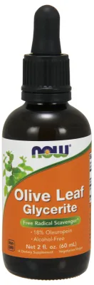 NOW Supplements Olive Leaf Glycerite 18% - 2 fl. oz.