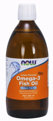 NOW Supplements Omega-3 Fish Oil - 16.9 fl. oz.