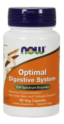 NOW Supplements Optimal Digestive System - 90 Veg Capsules