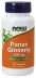 NOW Supplements Panax Ginseng 500 mg - 100 Veg Capsules